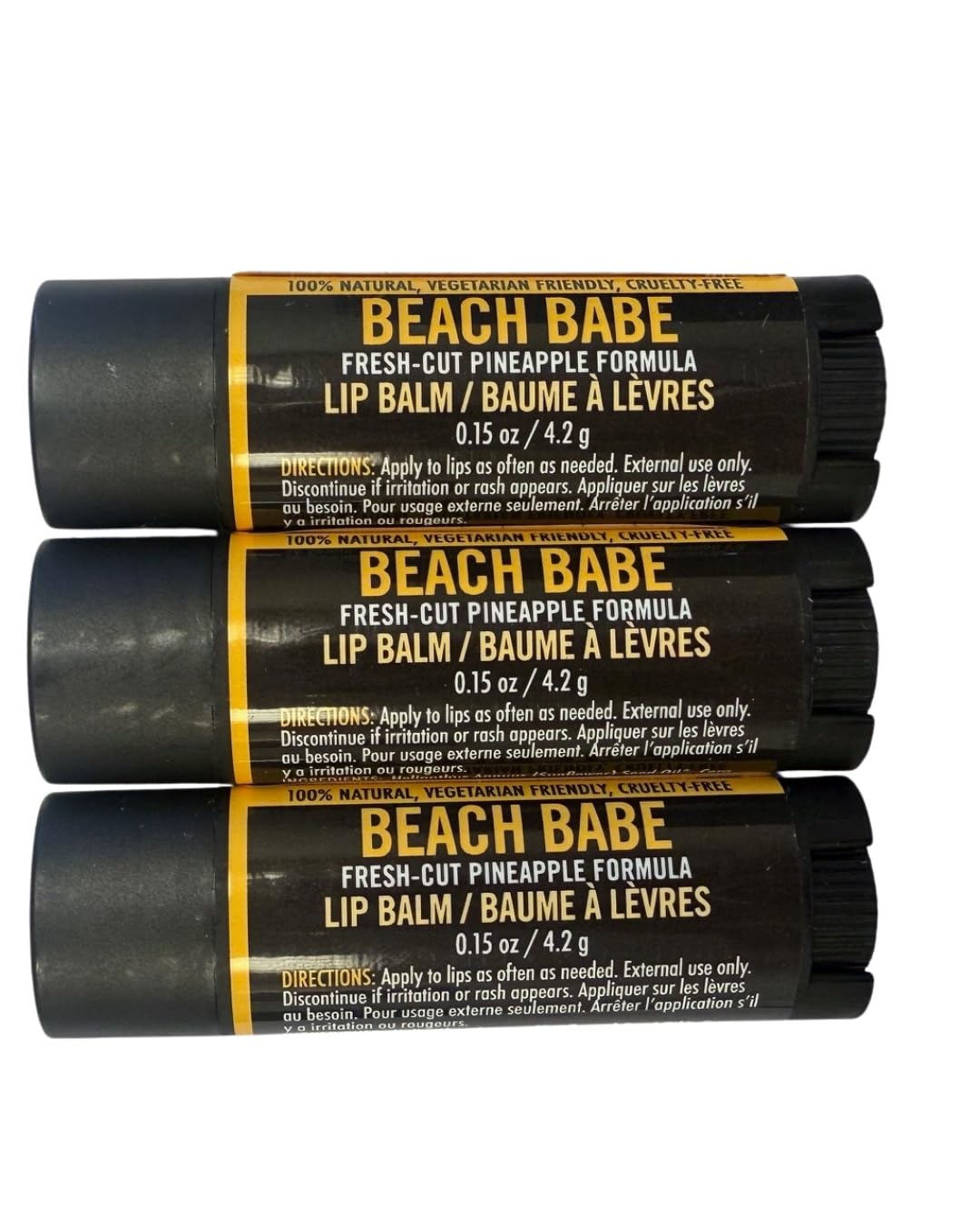 Walton Wood Farm, 3 Pack Lip Balm (Beach Babe) Beauty and Personal Care Walton Wood Farm