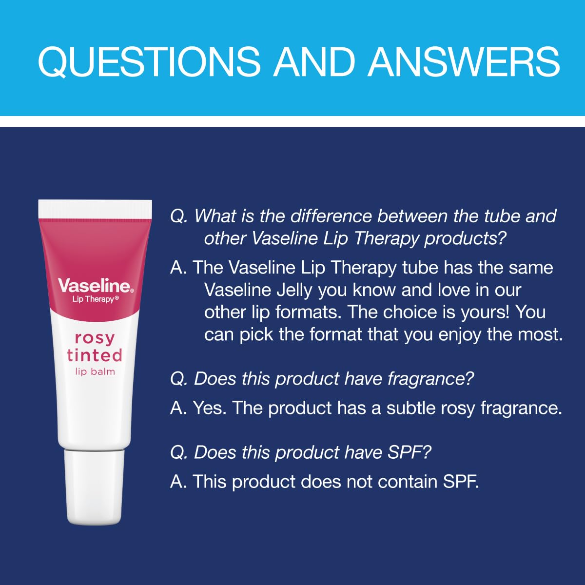 Vaseline Lip Therapy Rosy Lips Moisturizing Lip Balm - Twin Pack (2-Pack) Beauty and Personal Care Vaseline