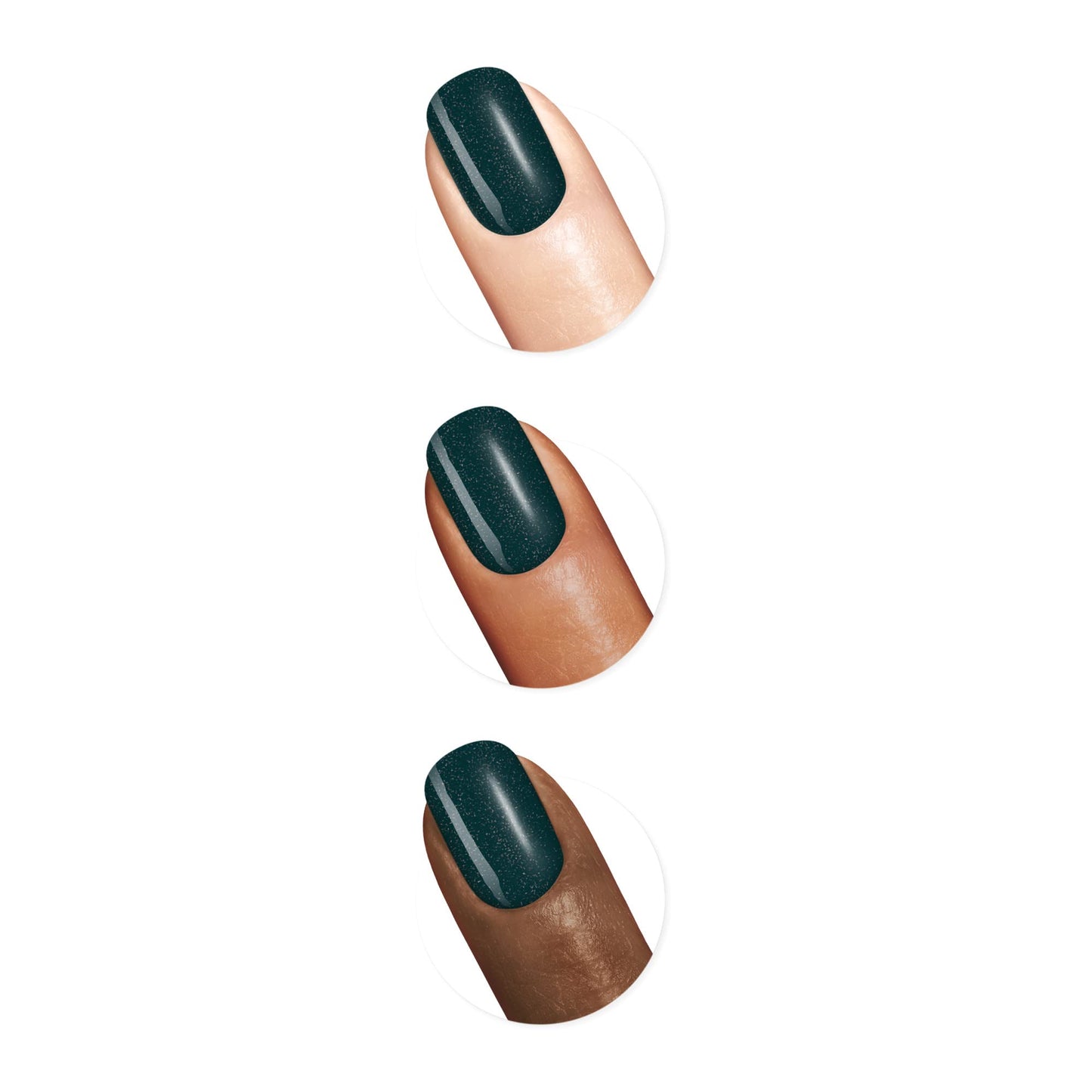 Sally Hansen Good. Kind. Pure. Nail Polish | Plant-Based, Vegan, 16-Free Formula | Opaque, Shimmery | 400 Lava Rocks | Dark Grey Nail Color