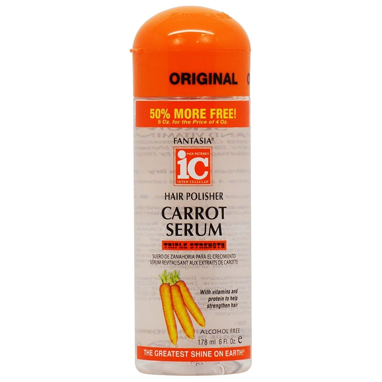 Fantasia IC Hair Polisher Carrot Serum 6 oz