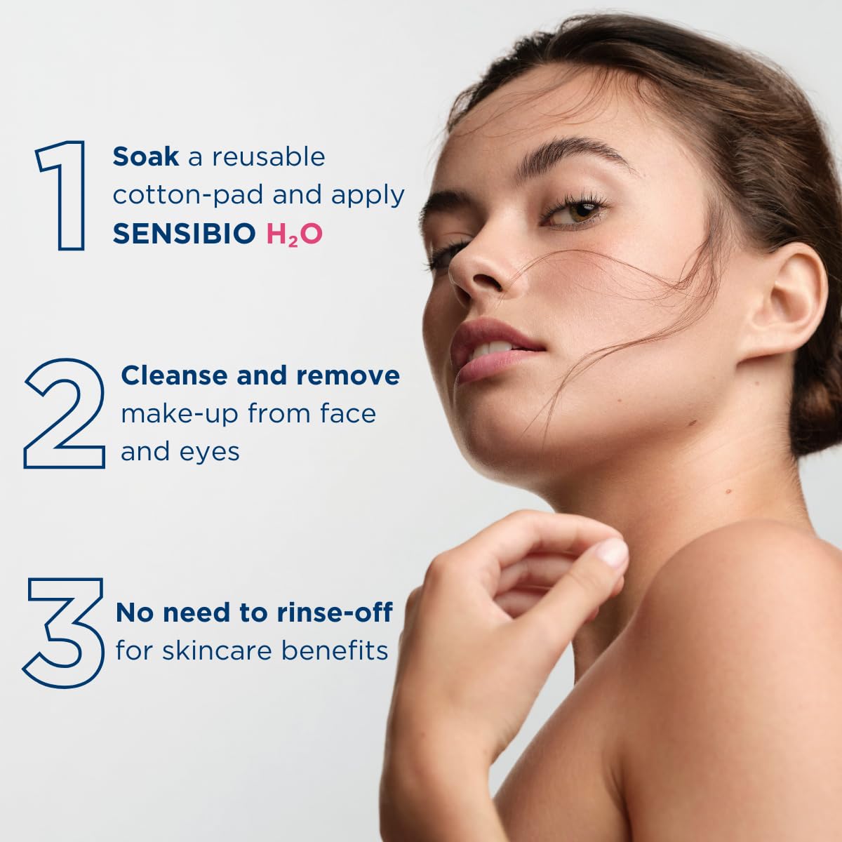 Bioderma Sensibio H2O Micellar Water, Makeup Remover Cleanser, Gentle for Skin, Fragrance-Free & Alcohol-Free, Gentle Face Cleanser for Sensitive Beauty and Personal Care Bioderma