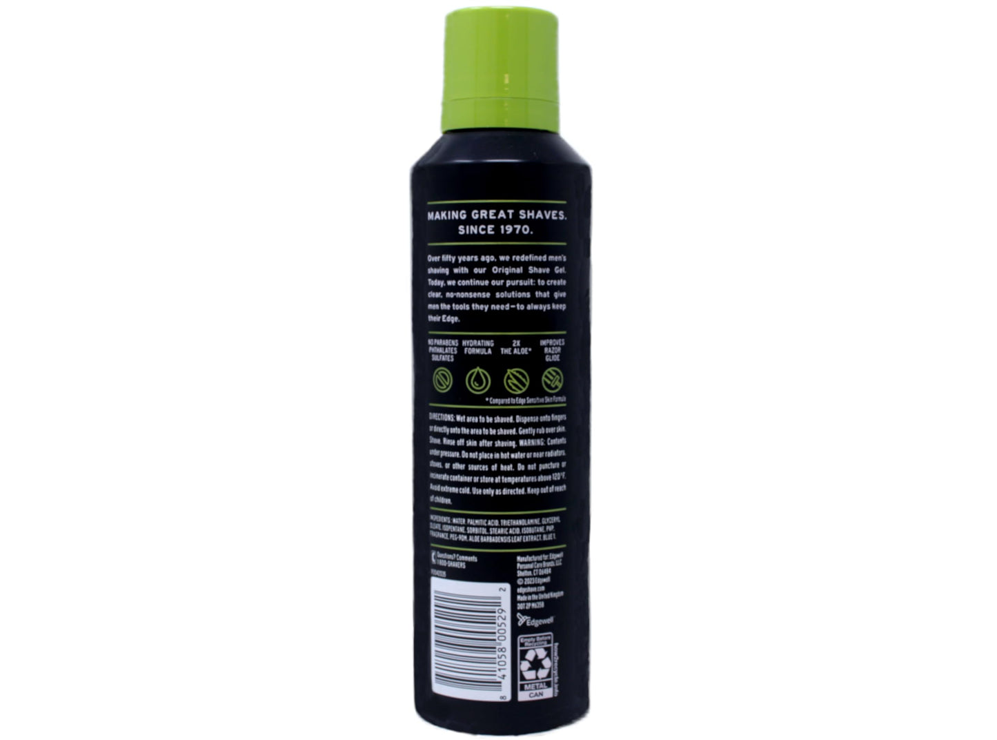 Soothing Aloe Shave Gel Men Shave Gel by Edge, 7 Oz. (Pack of 6)