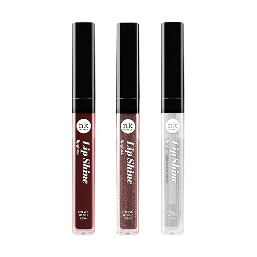 NICKA K NEW YORK Lipshine, Cosmetics, vibrant colors, bright colors, shining lips, lip shine, long lasting (AMZ284)