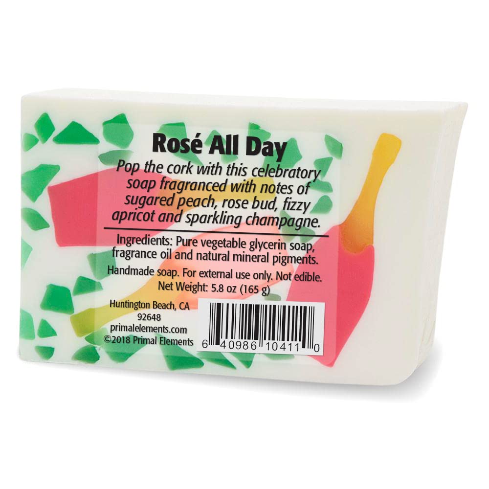 Primal Elements Wrapped Bar Soap, Rose All Day, 5.8 Ounce Beauty & Personal Care Primal Elements