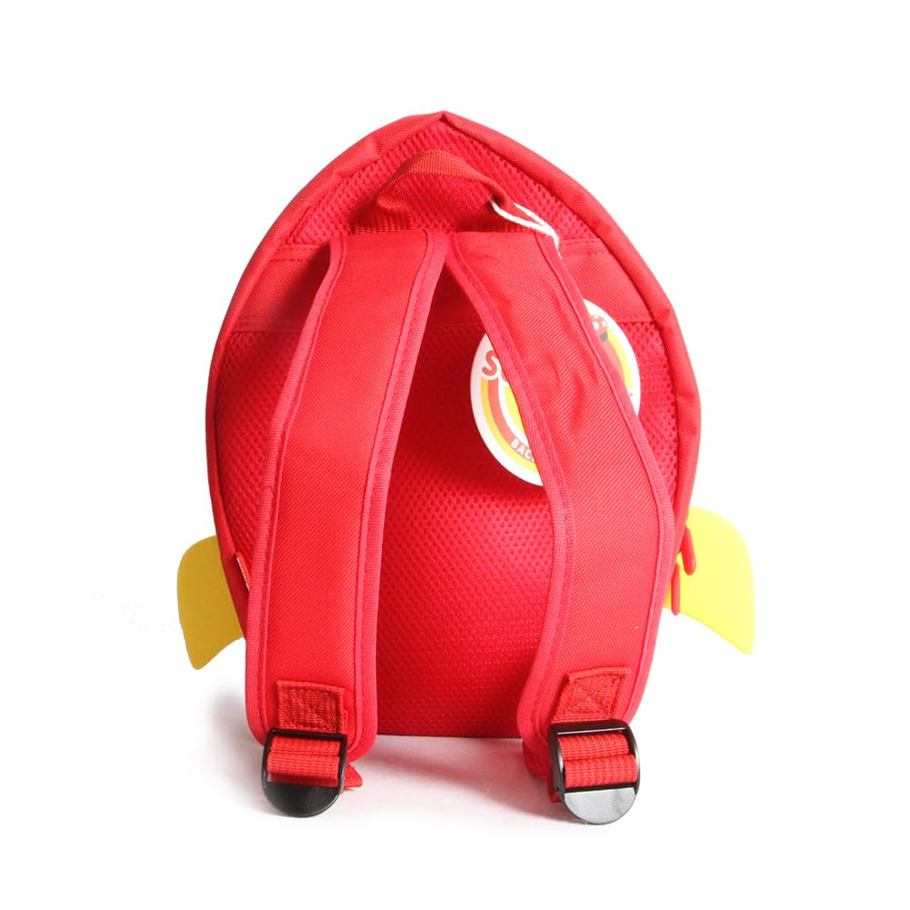 Stephanie Imports 3D Molded Kids Waterproof Backpack (Red Rocket)