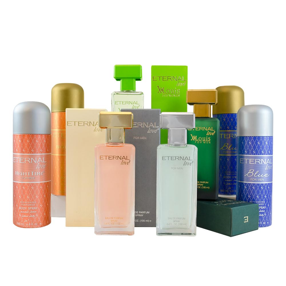 Eternal Love X-Louis for Men - Long Lasting Eau de Parfum Spray 50ml - Premium Fresh Fragrance with Cedarwood & Amber - Sophisticated Scent