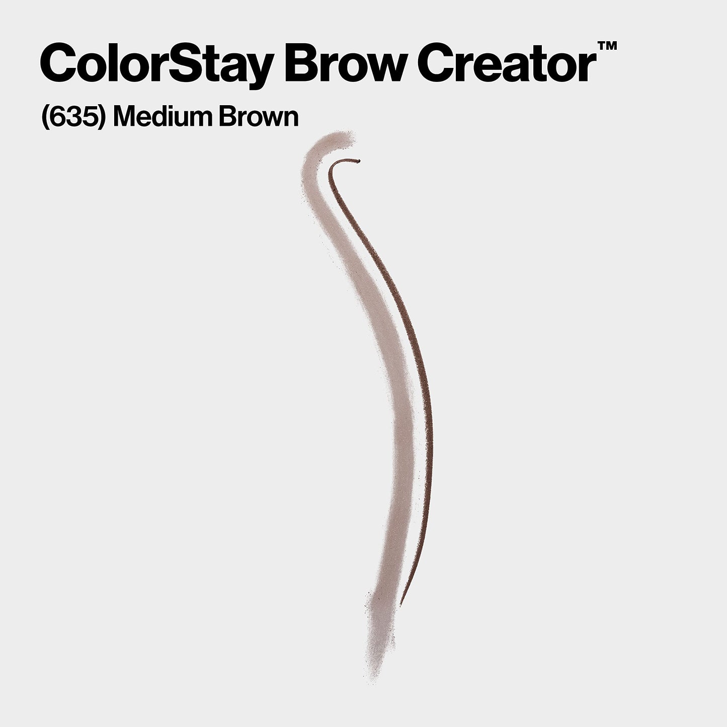 Revlon Eyebrow Pencil & Powder, ColorStay Brow Creator 2-in-1 Eye Makeup with Spoolie, Longwearing with Precision Tip, 635 Medium Brown, 0.23 Oz