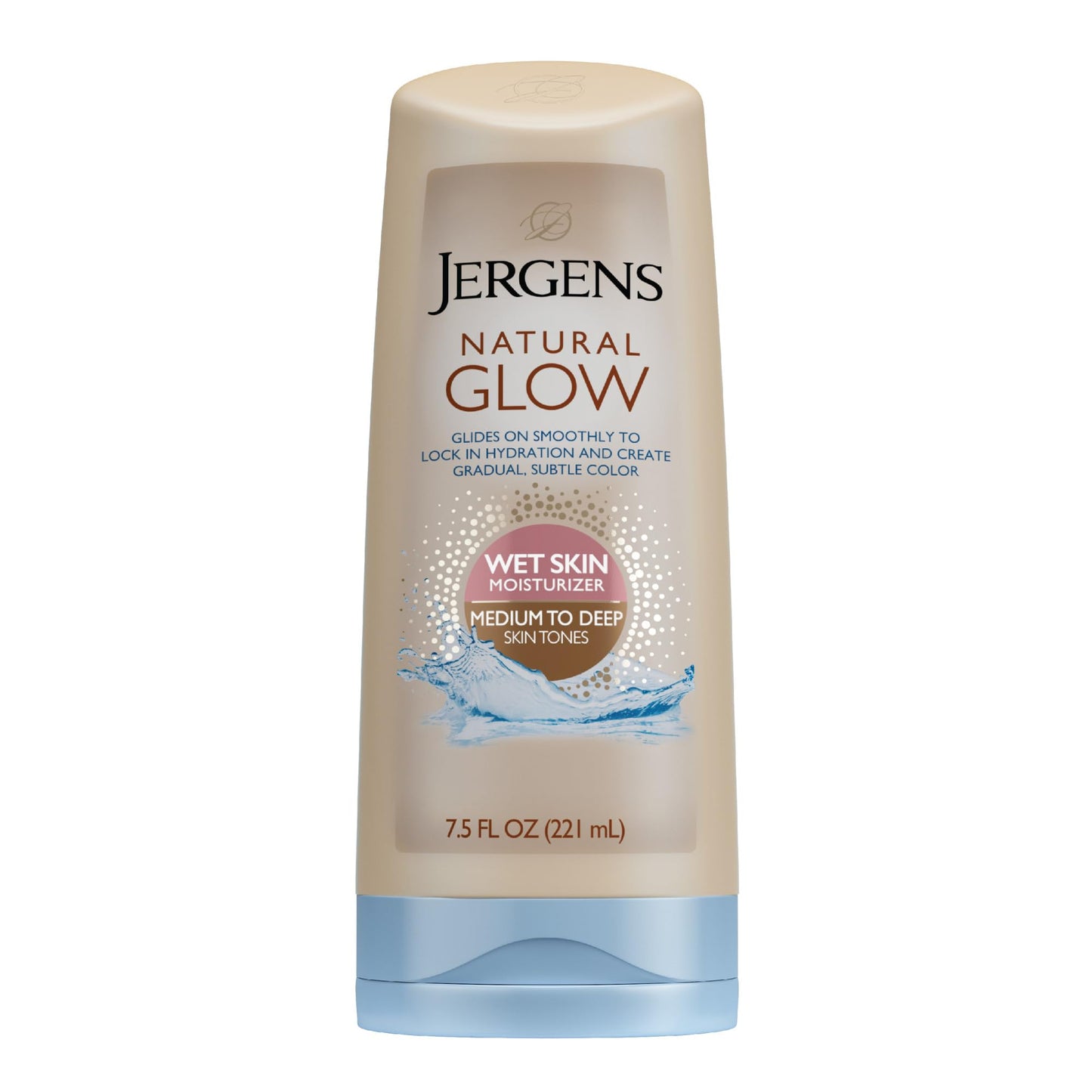 Jergens Natural Glow In Shower Lotion, Self Tanner for Medium to Deep Skin Tone, Sunless Tanning Wet Skin Lotion for Gradual, Flawless Color, 7.5 Beauty and Personal Care Jergens Default Title