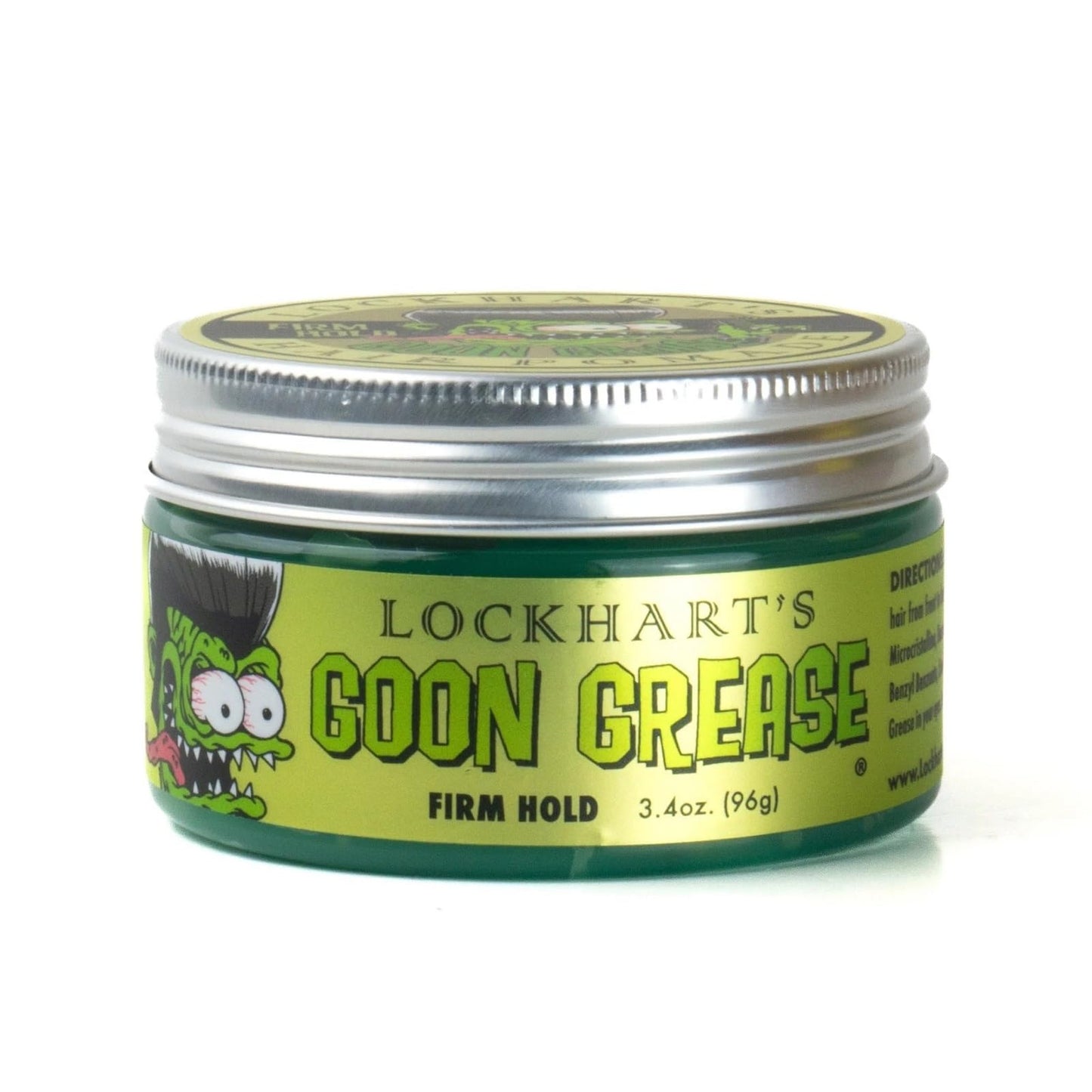 LOCKHART'S Hand Crafted Cinnamon Sandalwood Goon Grease Hair Pomade Heavy Hold 3.4 oz
