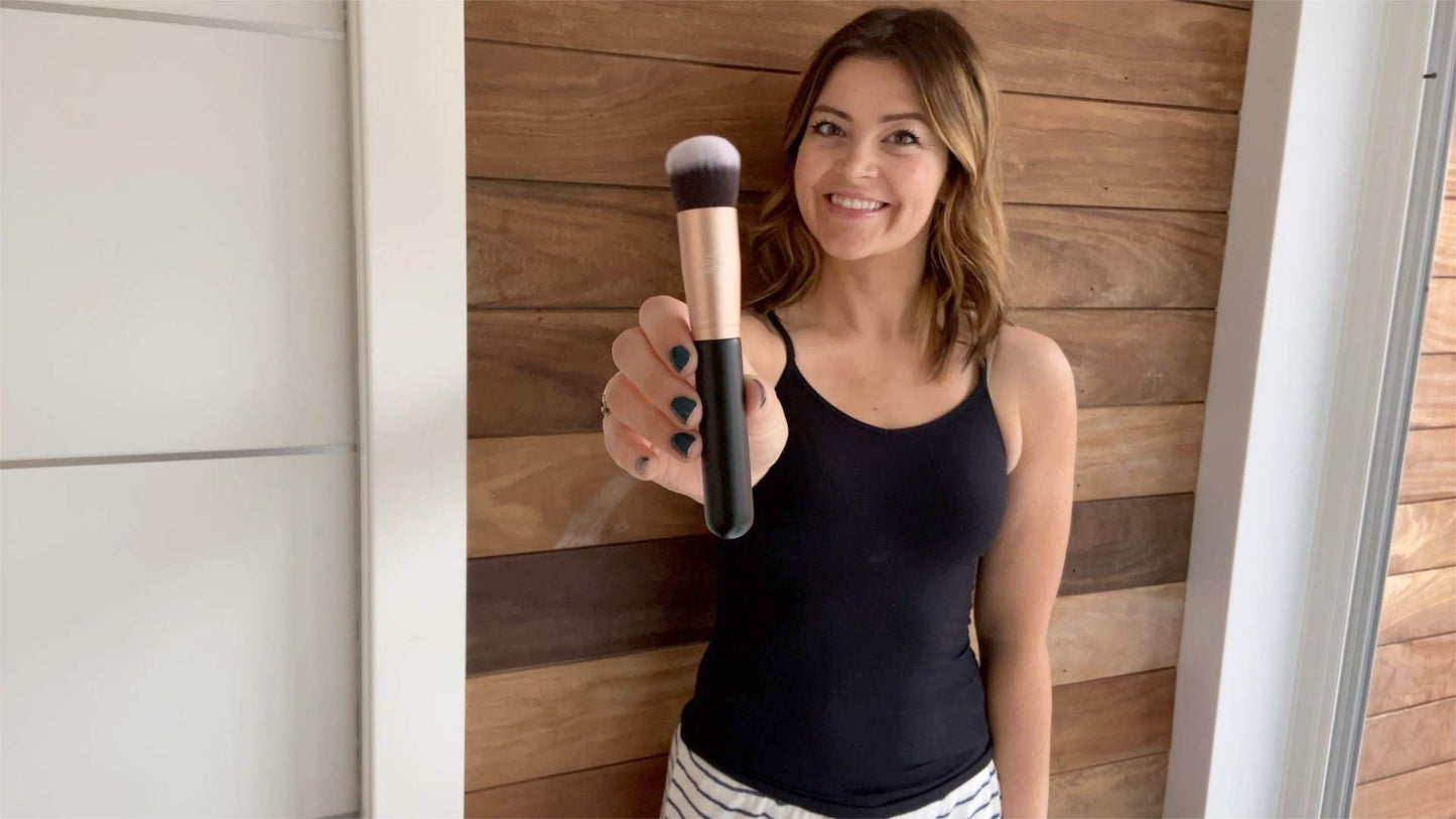 Bronze Tan Self Tanning Brush for Face and Kabuki Self Tanner Brush for Sunless Tanner - Self Tan Applicator for Face - Self Tanning Face Brush