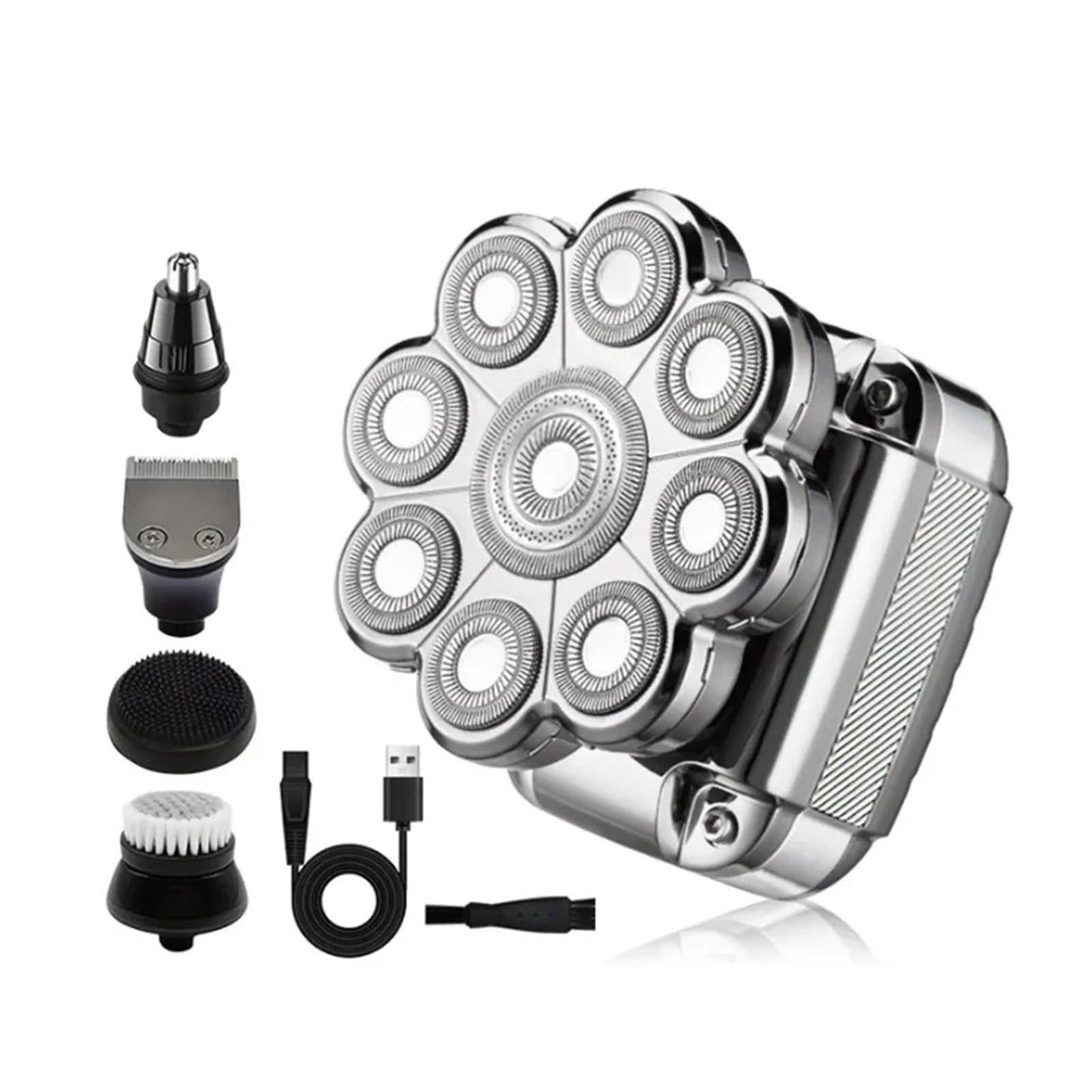 Men's 5-in-1 Multifunctional Trimming Set - USB Portable Charging Bald Shaver, Beard/Nose Hair Trimmer & Precision Grooming Kit Beauty and Personal Care PWVFXHYF