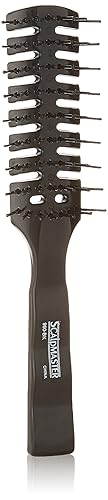 7 Rows Vent Hair Stylist Brush Black by Scalpmaster