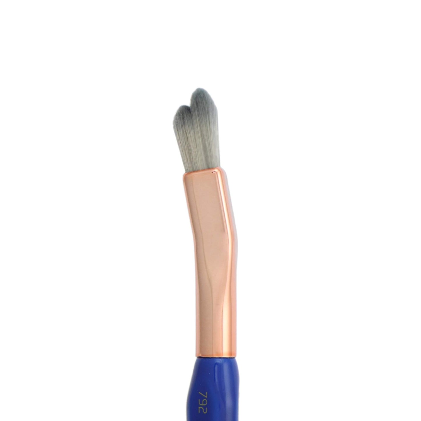Bdellium Tools Professional Makeup Brush - Golden Triangle 792 Eye Double Dome Blender - With All Vegan and Soft Synthetic Fibers, For Effortless