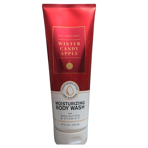 Bath & Body Works Moisturizing Body Wash, 10oz Each (Winter Candy Apple)