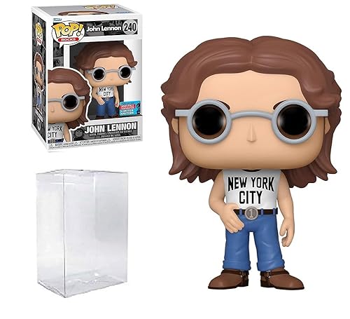 Funko John Lennon NYCC 2021 Fall Convention - Bundled with Pop Box Protector
