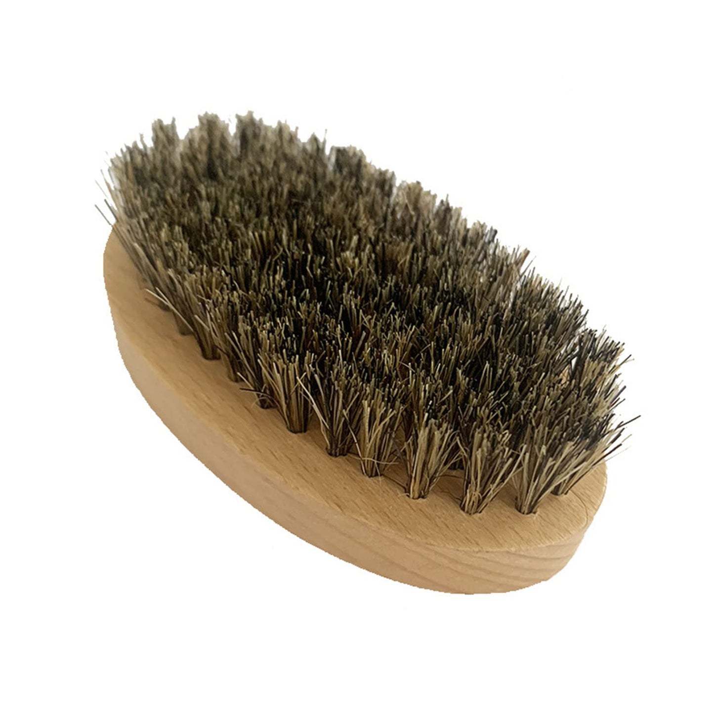 Beard Comb Oval Wood Handle Beard Grooming Brush Boar Bristle Brush Men Beard Grooming Tool For Grooming Beauty and Personal Care STBQHG