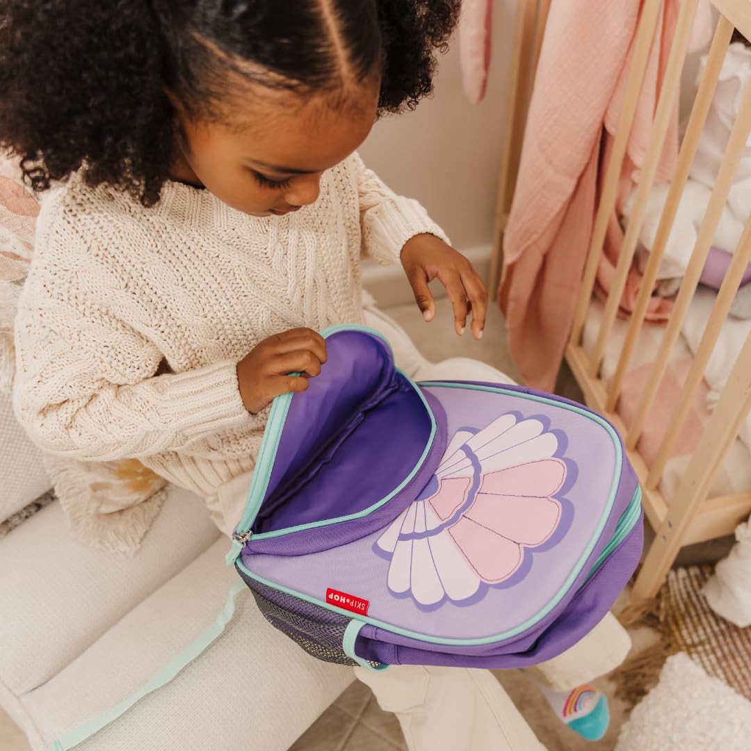 Skip Hop Little Kid's Backpack, 12 inches, 3 years+, Sparks Seashell