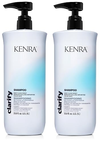 Kenra Clarify Shampoo | Deep Cleansing | Color-Safe | Removes Dulling Deposits & Product Build Up | Brightens Highlighted, Bleached, or Gray Hair |
