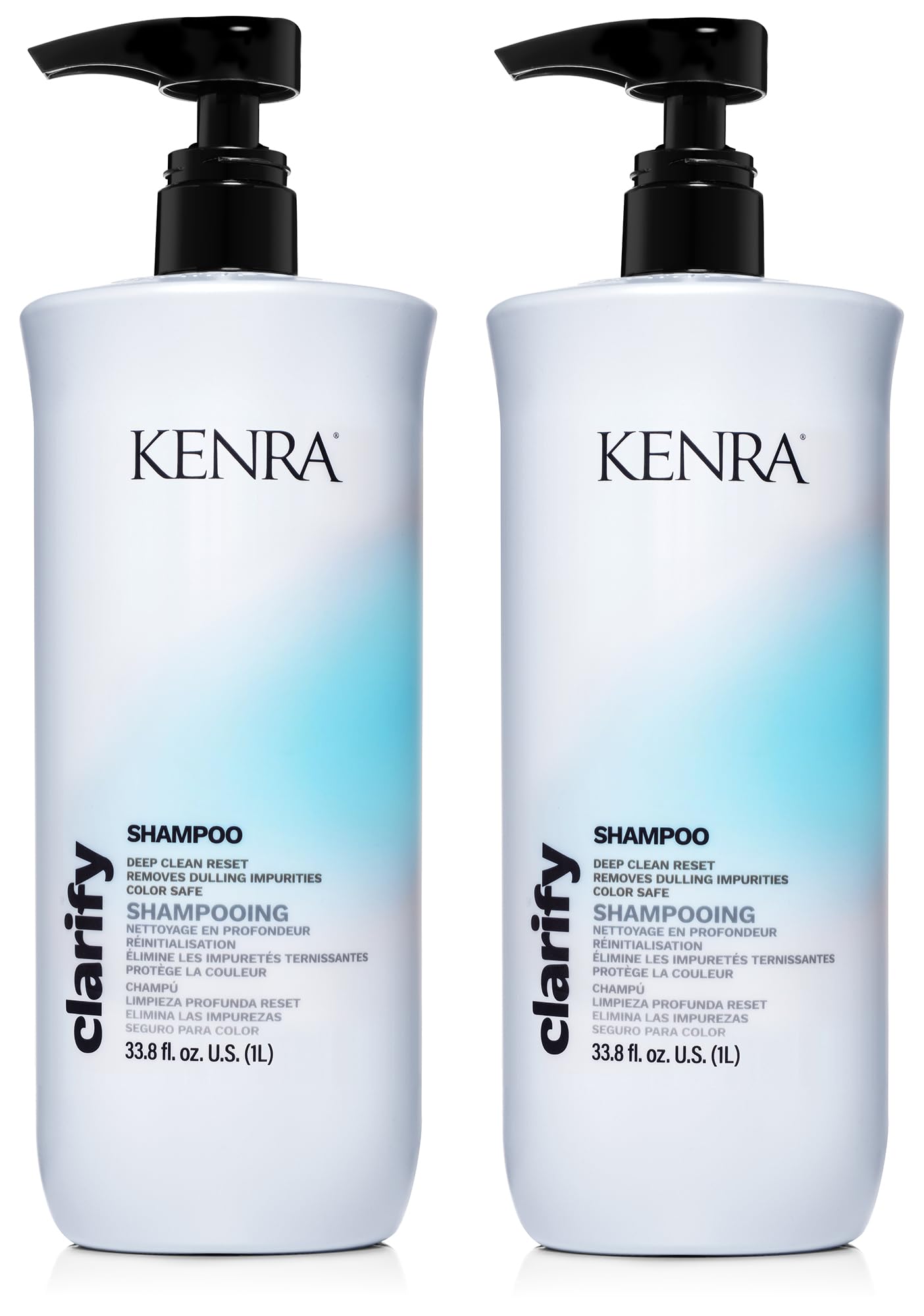 Kenra Clarify Shampoo | Deep Cleansing | Color-Safe | Removes Dulling Deposits & Product Build Up | Brightens Highlighted, Bleached, or Gray Hair |