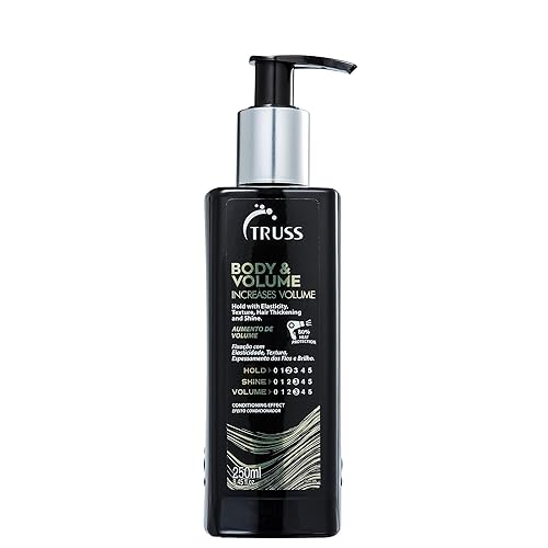 Truss Body & Volume - Weightless, Heat Activated Cream for Volume and Texture to Thin, Oily Hair Types - Light to Medium Hold with Elasticity, Hair