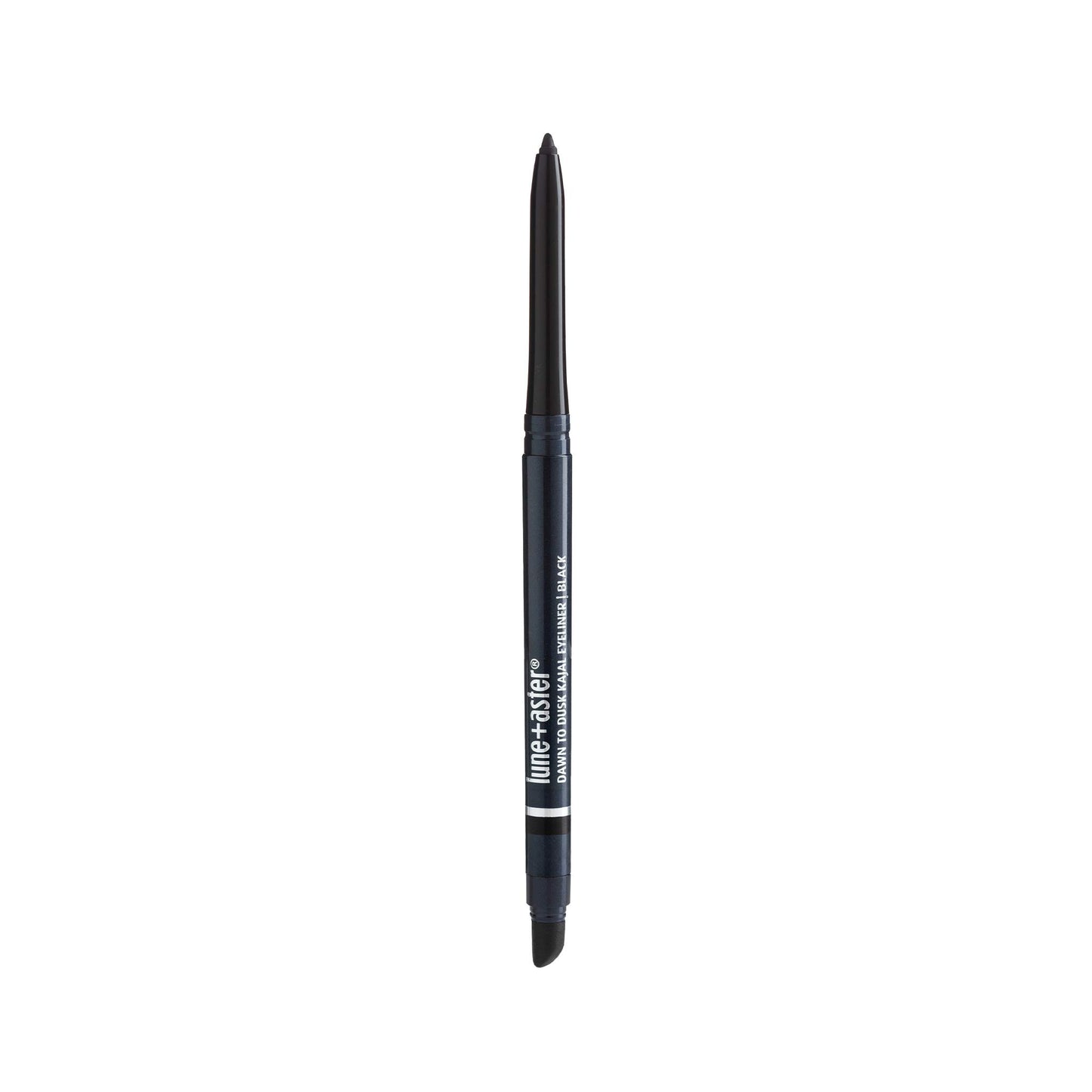 Lune+Aster Dawn To Dusk Kajal Eyeliner | Twist Up Applicator, Built-In Smudge Tip, Creamy Long-Wear Formula - High-Impact Black