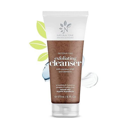 Natural Tone Organic Skincare Detoxifying Exfoliating Cleanser 6oz