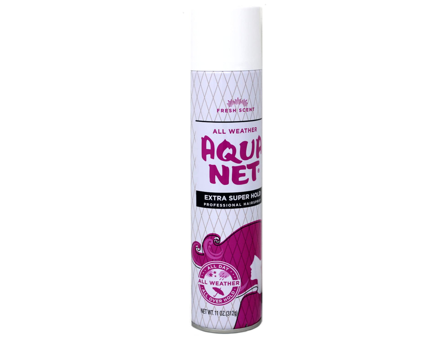 Aqua Net Professional Hair Spray Extra Super Hold 3 Fresh Scent, 11 Oz (Pack of 6)