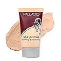 Palladio Rice Primer, Formulated with Natural Rice, Controls Oil on Your Skin and Locks in Makeup, Lightweight with a Smooth Matte Finish, Reduces