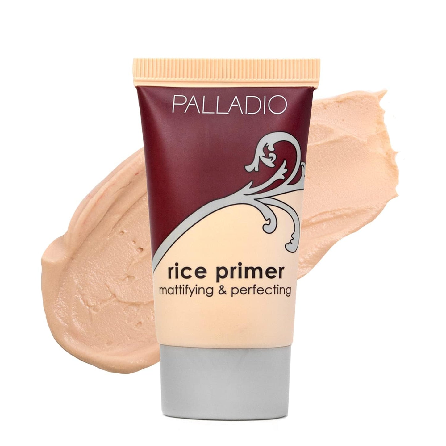 Palladio Rice Primer, Formulated with Natural Rice, Controls Oil on Your Skin and Locks in Makeup, Lightweight with a Smooth Matte Finish, Reduces