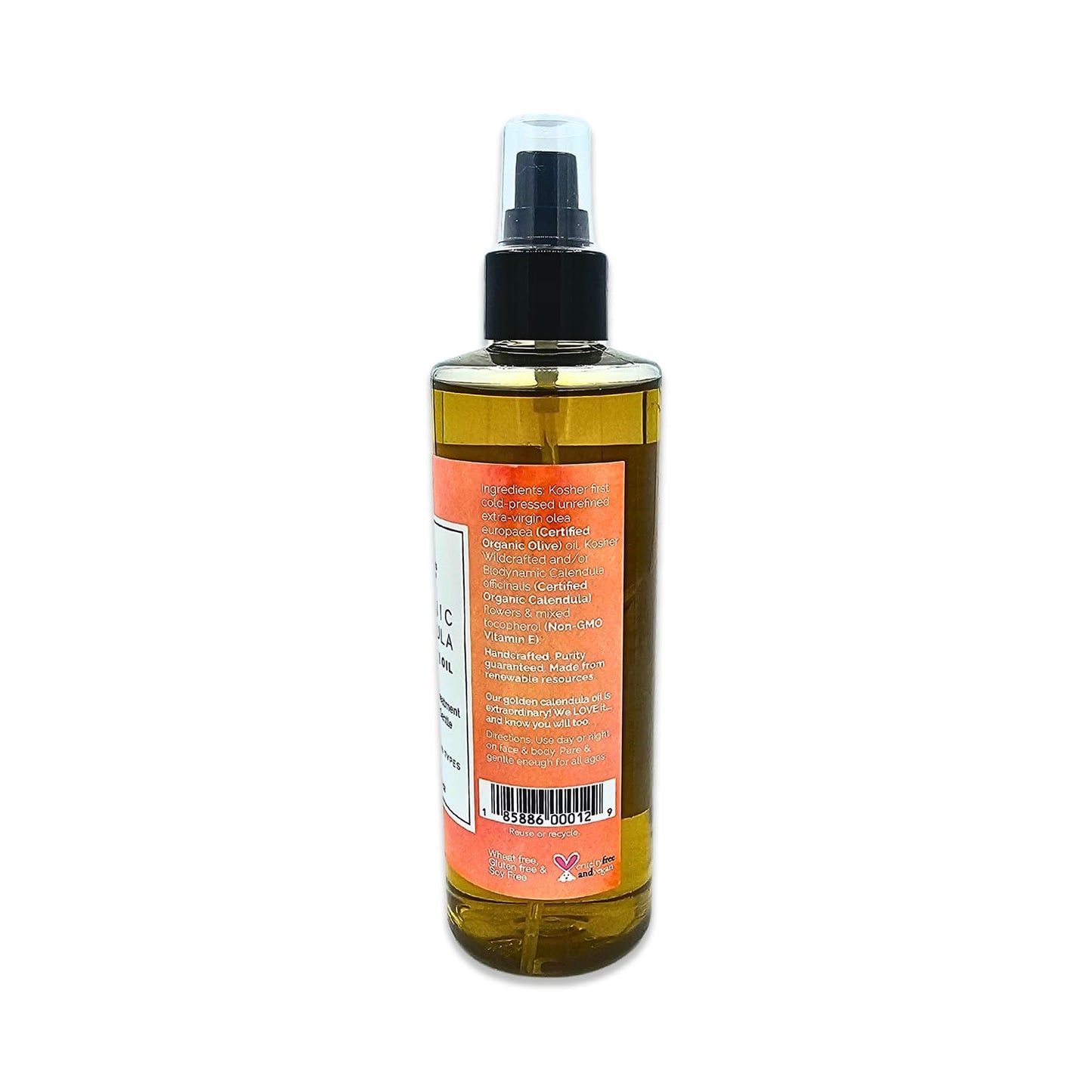 Bodyceuticals Organic Calendula Oil, Skincare Extract with Fresh Calendula Flowers and Olive, Moisturizing and Repairing, Vegan, Non-GMO, Kosher