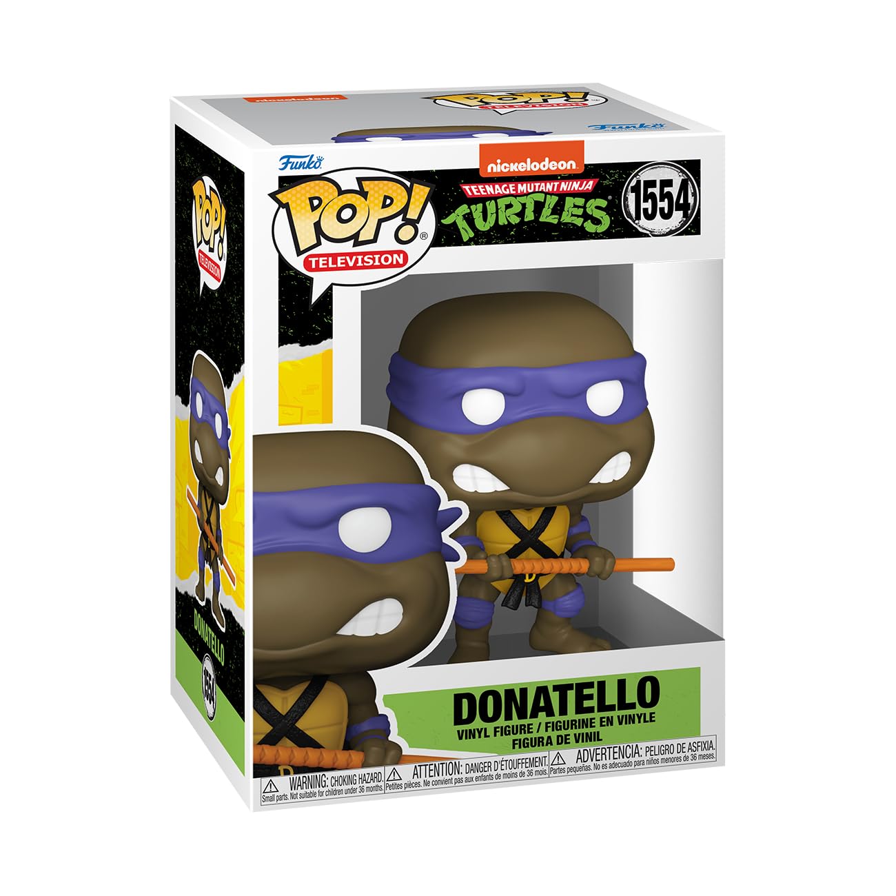 Funko POP! TV: Teenage Mutant Ninja Turtles (TMNT) - Donatello - Collectable Vinyl Figure - Gift Idea - Official Merchandise - for Kids & Adults - TV…