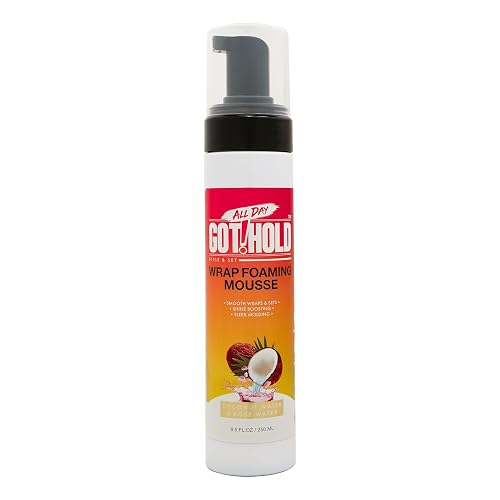 All Day God Hold Wrap Foaming Mousse for Hair Styling 8.5 fl.oz/250ml