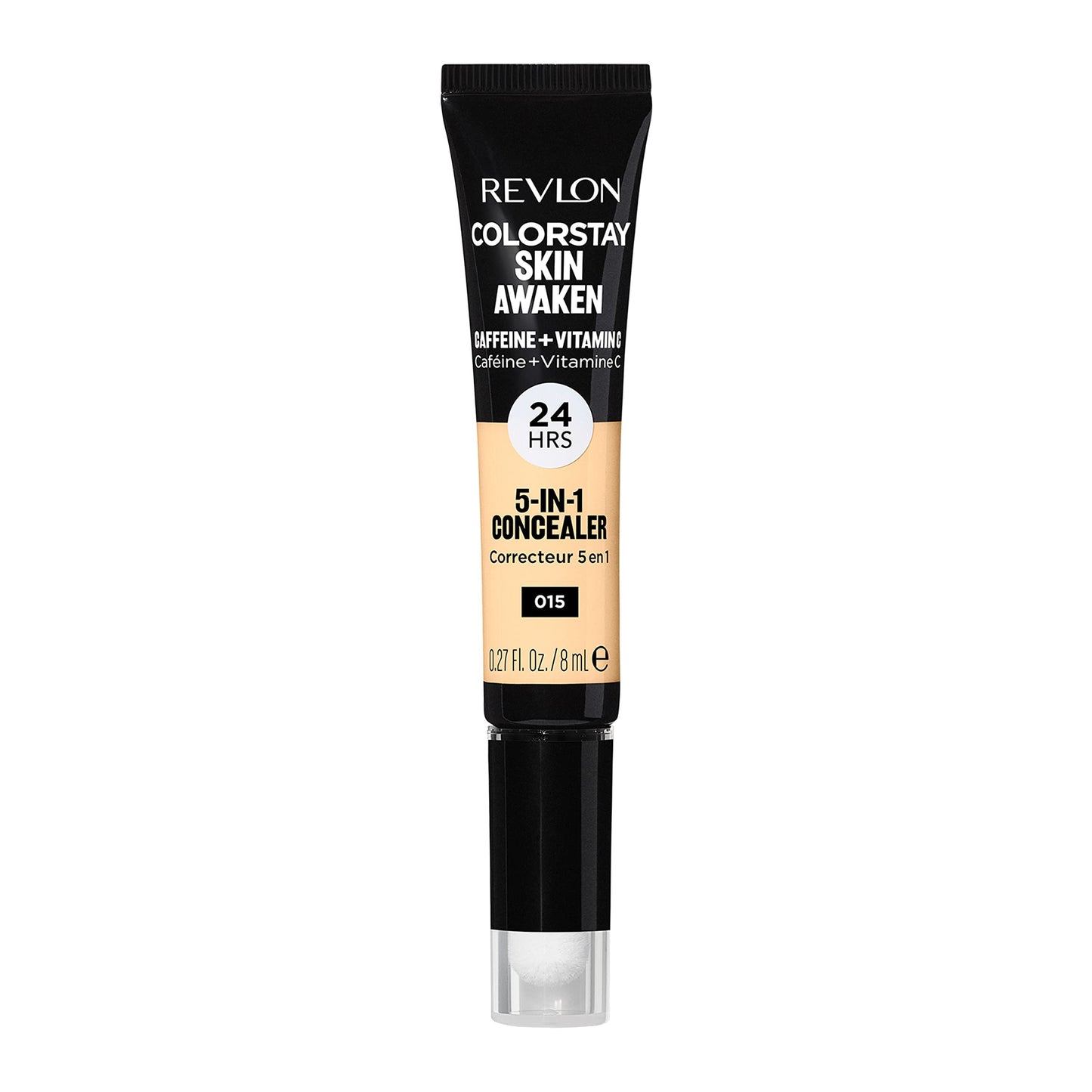 Revlon ColorStay Skin Awaken 5-in-1 Concealer, Lightweight, Creamy Longlasting Face Makeup with Caffeine & Vitamin C, For Imperfections, Dark Circles