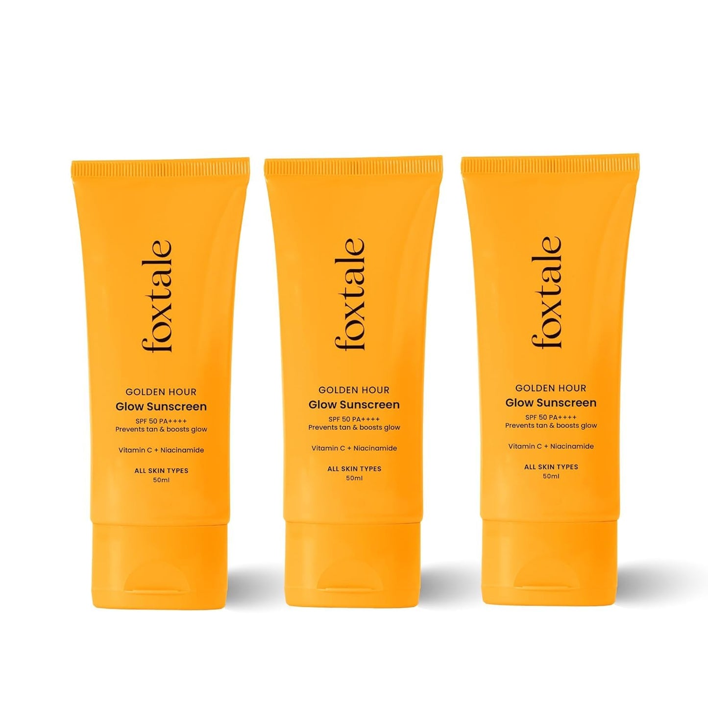 FoxTale Spf 50 Vitamin C Glow Sunscreen With Pa++++ & Niacinamide (3)