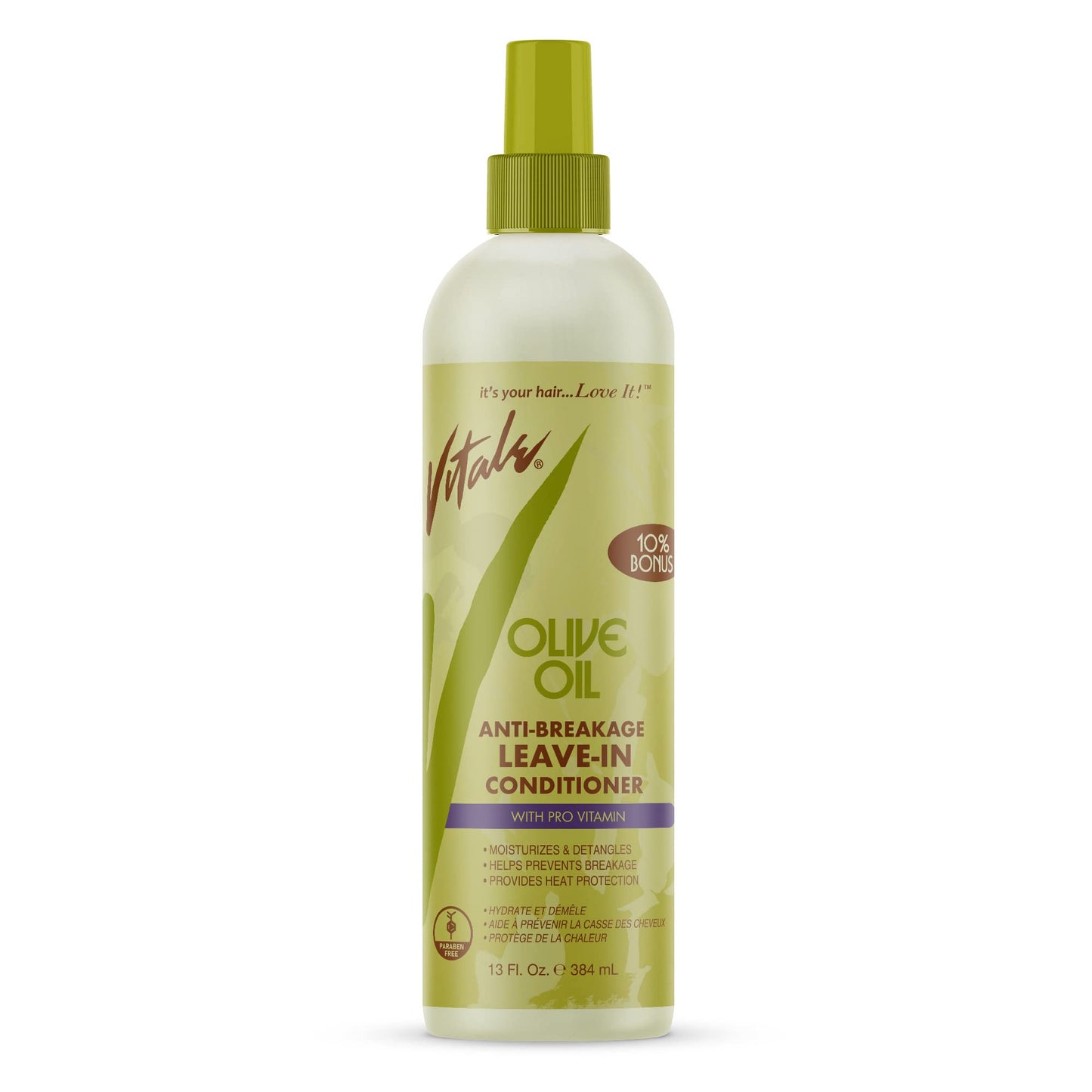 Vitale Vitale olive oil anti breakage leave in conditioner 12 fluid ounce, White, 12 Fl Ounce