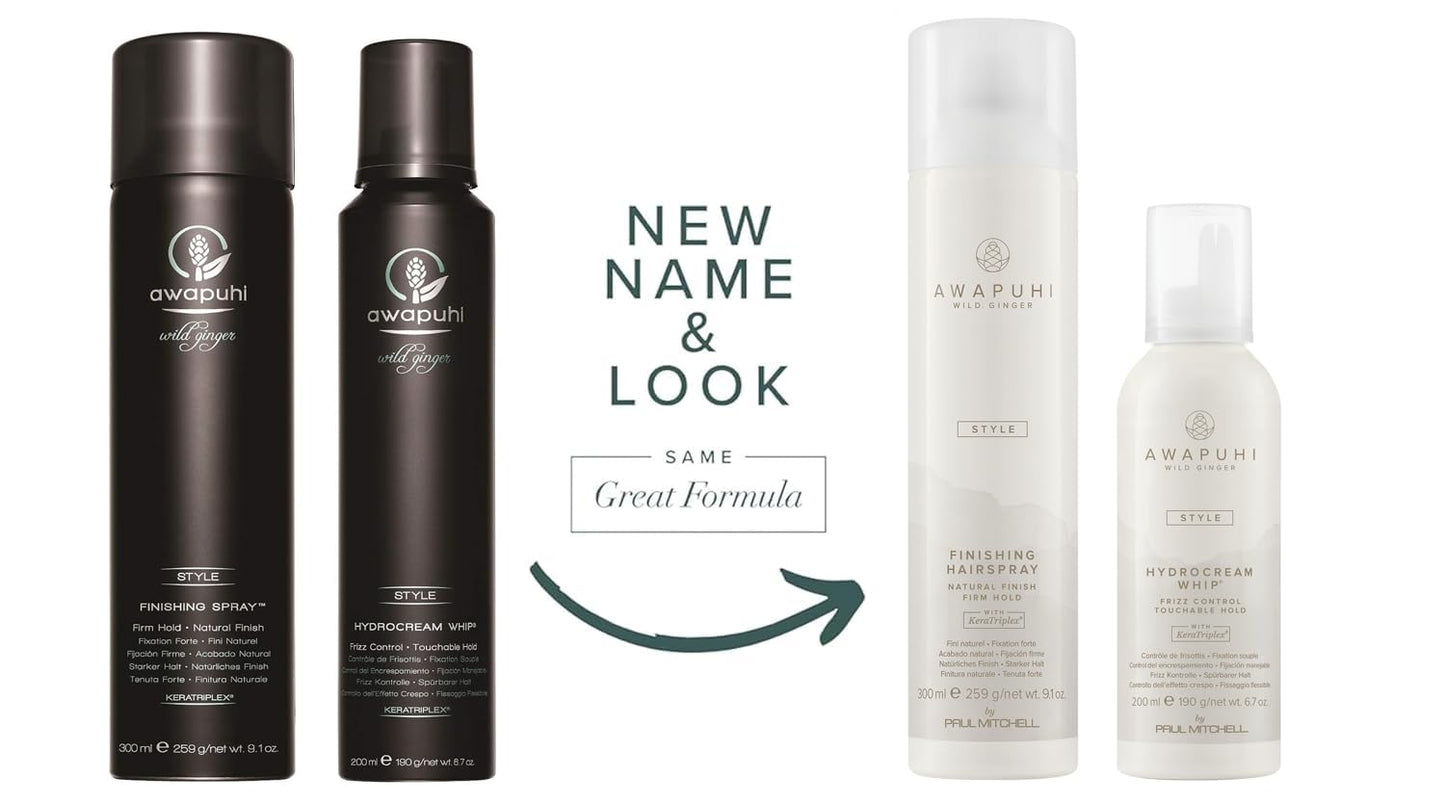 Awapuhi Wild Ginger by Paul Mitchell Style Gift Set, Mousse + Hairspray, For Styling All Hair Types