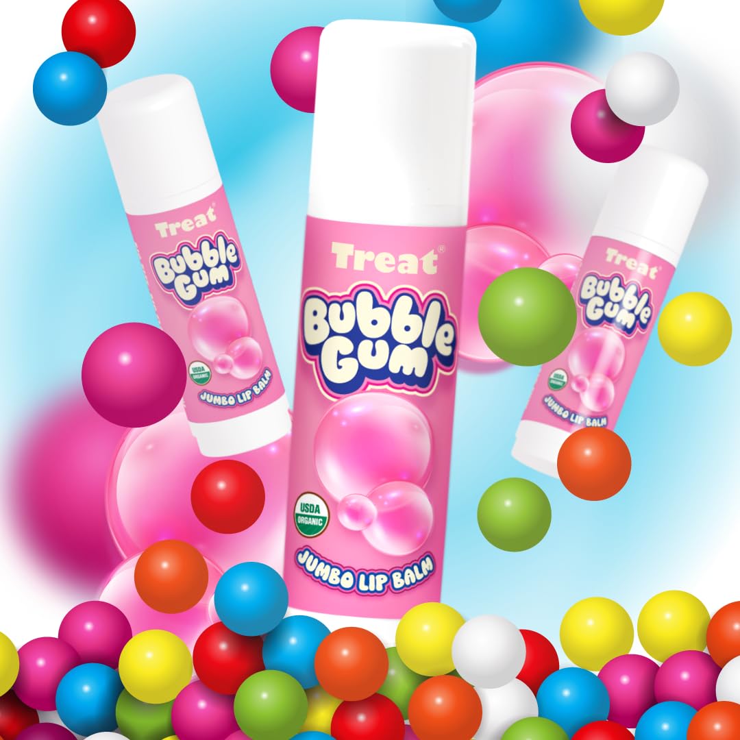 TREAT© Jumbo - Cruelty Free .50 OZ (BUBBLE GUM LIP BALM)
