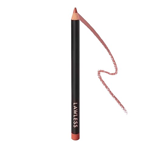 Lawless Forget the Filler Definer Liner - Pink Sand - Premium Lip Liner with Natural Ingredients to Provide a Smooth Look with a Satin Finish, Clean