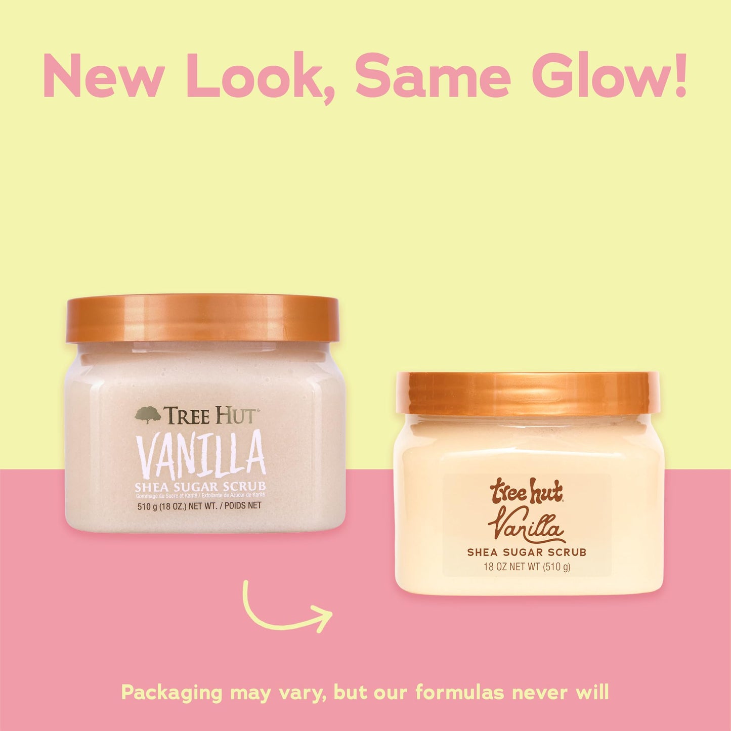 Tree Hut Vanilla Shea Sugar Scrub, Easter Gifts for Women, Exfoliating & Hydrating Body Scrub with Shea Butter & Essential Oils, Smooth Skin, For All