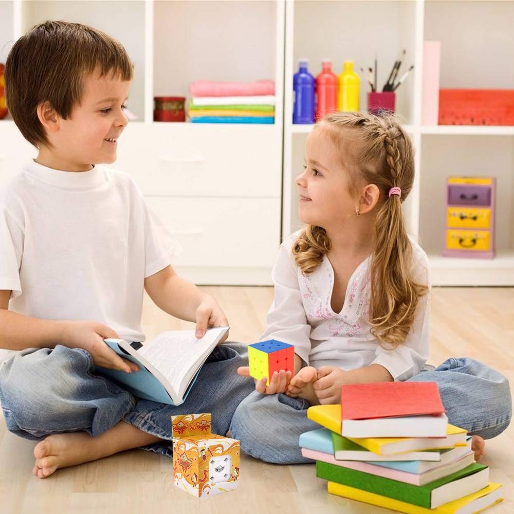 D-FantiX Cyclone Boys 3x3 Speed Cube Stickerless Magic Cube 3x3x3 Puzzles Toys (56mm)