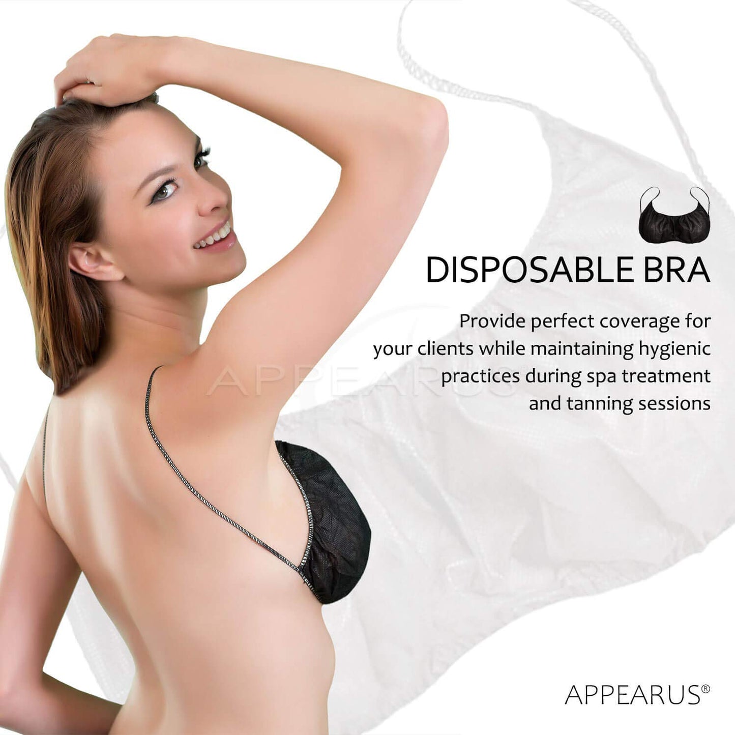 APPEARUS Disposable Spa Bra 50 Count Beauty and Personal Care APPEARUS