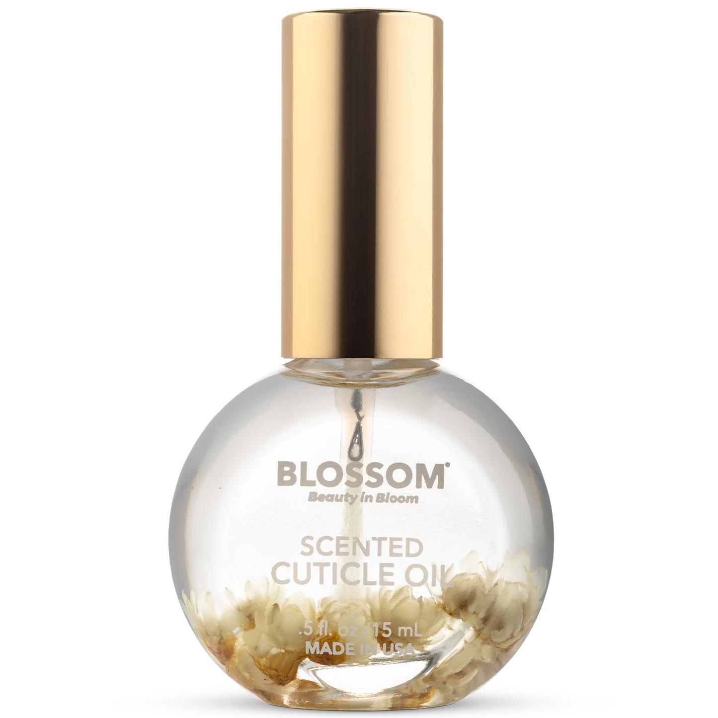Blossom Cuticle Oil for Nails, Hydrating, Moisturizing, Scented Nail Oil Cuticle Care, Infused with Real Flowers, Made in USA, 0.5 fl. oz, Amazon