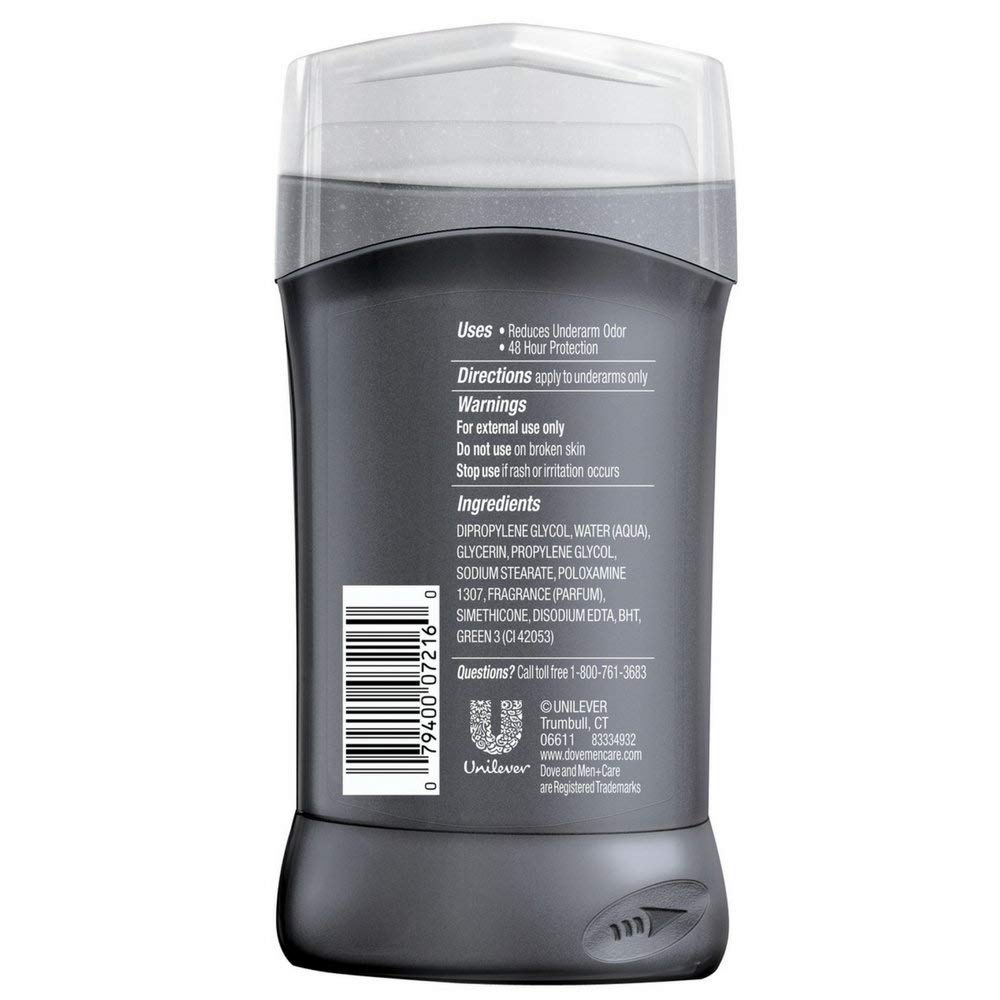 Dove Men + Care Deodorant Stick, Clean Comfort 3 oz (Pack of 5) Beauty and Personal Care Dove