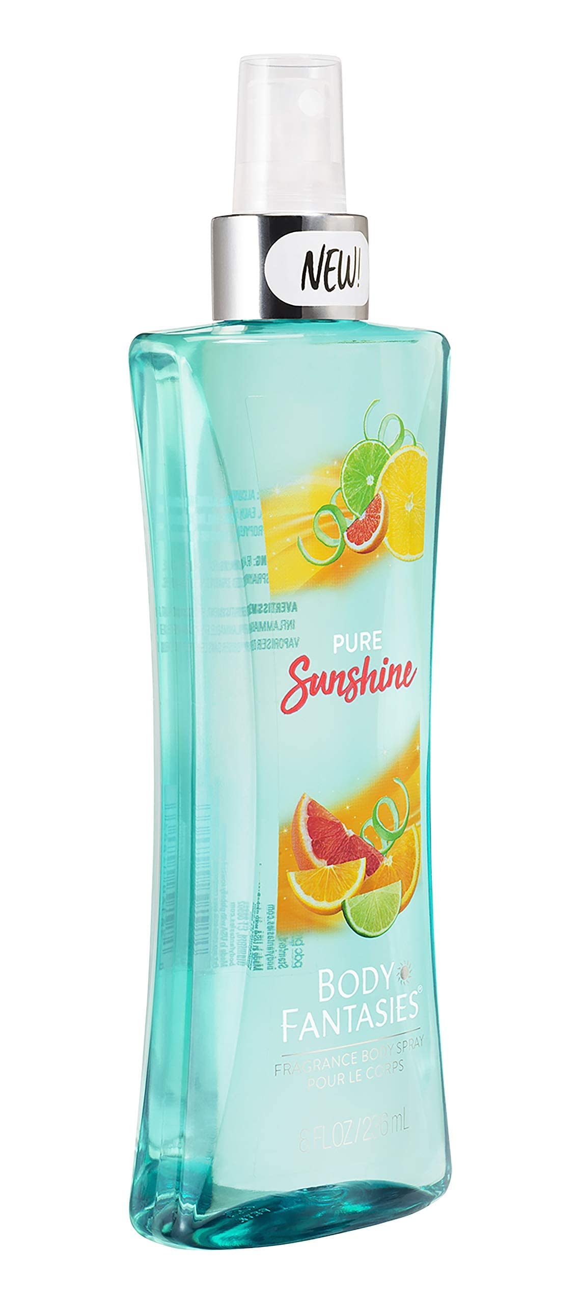 Body Fantasies Pure Sunshine by Parfums De Coeur Body Spray 8 oz Women