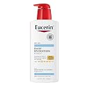 Eucerin Daily Hydration Moisturizer & Sunscreen Lotion, Fragrance Free SPF 15, 16.9 oz (Pack of 6)