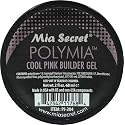 Mia Secret - 2oz POLYMIA polysilicone Gel Nail Builder - UV Led - Builder gel (Cool Pink) Beauty & Personal Care Mia Secret