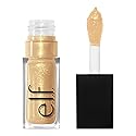 e.l.f. Glow Reviver Lip Oil, Nourishing and Hydrating with High-Shine Glimmer Finish & Sheer Wash Of Color, Minty Scent, Non-Sticky, Vegan