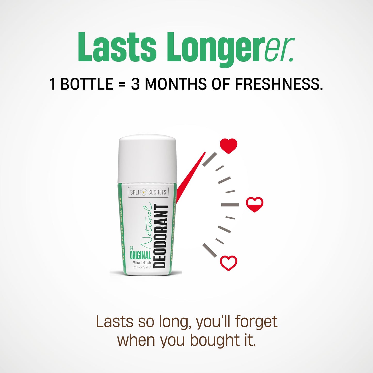 Bali Secrets Natural Deodorant for Women & Men. Nonsense Free. Clean Formula for Sensitive Skin. Strong & Reliable Odor Protection