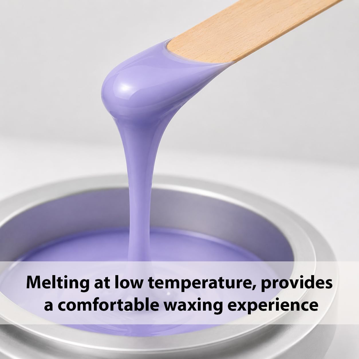 WaxUSA by Waxness Hard Wax Beads 1.67 lb (750g) Pack of 12 - Lunar Lilac Demi-Creamy Sparkle Texture - Professional Stripless Hair Removal - Made in Beauty and Personal Care Waxness