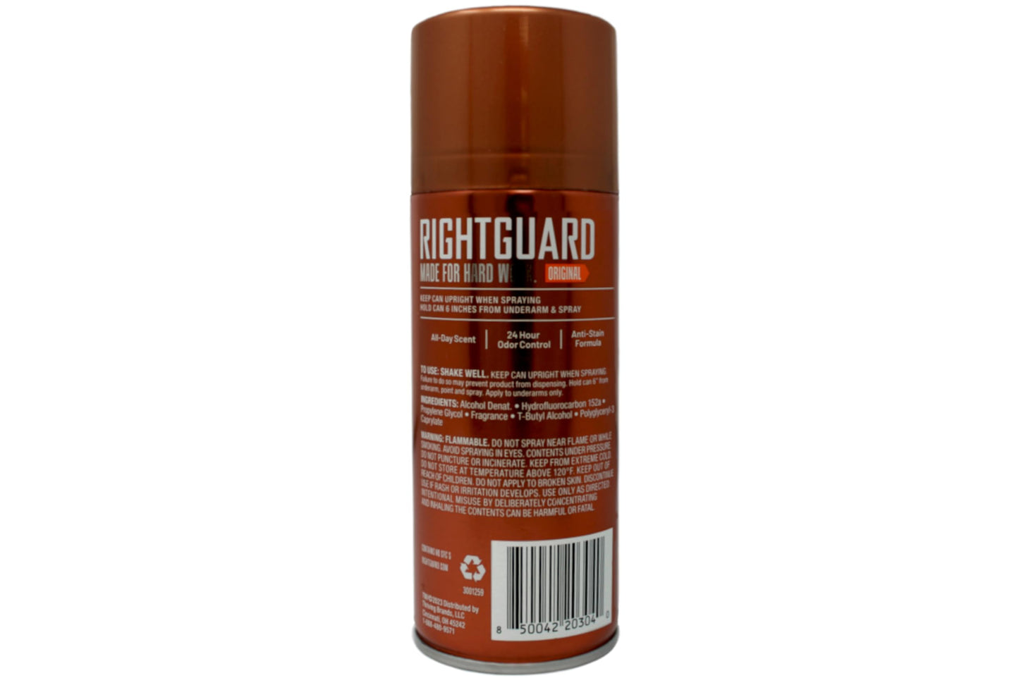 Right Guard Sport Deodorant, Aerosol, Original 8.5 oz (Pack of 3)